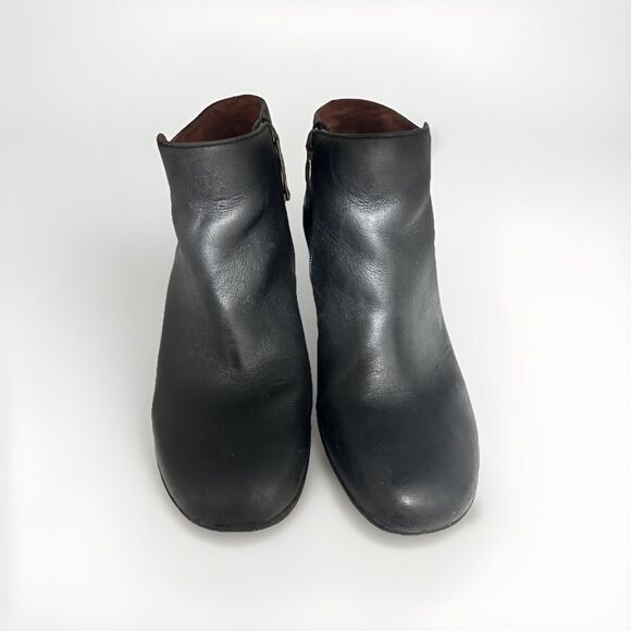 Dansko Perry Black Waterproof Leather Ankle Boots Women's 7.5 - 8 / EU38 Booties - Picture 8 of 10